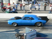 Baby Blue 1968 Camaro With Black Wing